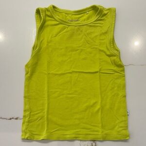 Kids Sleeveless Tank Top - Lime Green